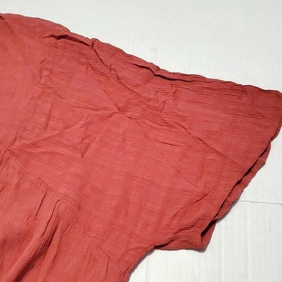 Knox Rose Rusty Mauve Boho Dolman Sleeve Flowy Lagenlook Top - Picture 6 of 10